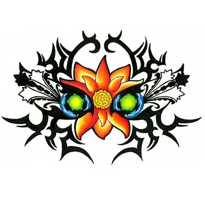 Tribal For Girls Design Water Transfer Temporary Tattoo(fake Tattoo) Stickers NO.11655